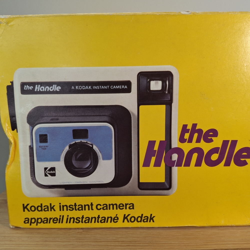 Kodak The Handle Instant Camera - Yellow & White